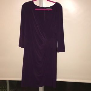 Lauren Ralph Lauren Plum Dress